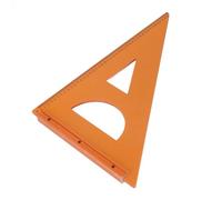 FTVOGUE Règle Triangulaire de Positionnement, Règle Carrée Gravée en Plastique Technique pour le Travail du Bois et la Menuiserie, Mesure Précise avec Curseur d'écrou à Vis, 45 X 30 Cm