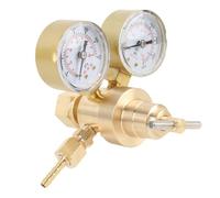 FTVOGUE Régulateur d'Azote, Construction en Laiton, Contrôle de Pression pour les Applications de Soudage, Sortie de 0 à 600 PSI pour Bouteilles de Gaz Azote, Argon et Hélium