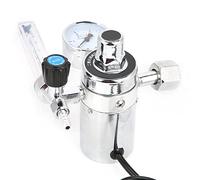 FTVOGUE Régulateur de Pression de Dioxyde de Carbone, Corps en Alliage de Zinc de qualité Supérieure avec Soupape de sécurité et Débitmètre, pour équipement de Soudage de Protection (220V)