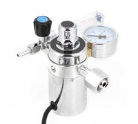 FTVOGUE Régulateur de Pression de Dioxyde de Carbone, Corps en Alliage de Zinc de qualité Supérieure avec Soupape de sécurité et Débitmètre, pour équipement de Soudage de Protection (36V)