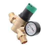 FTVOGUE Régulateur de Pression d'eau en Laiton, Vanne Réglable de 1 à 6 Bars avec Cadran, Contrôle Précis pour Robinets et Chauffe-eau à Gaz sans Réservoir (3/4 pouces (DN20))