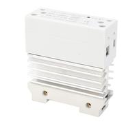 FTVOGUE Relais à L'état Solide Rail intégré monophasé Small SSR avec un Pavillon de Protection contre la Surcharge Indicateur LED DC à DC Méthode de Contrôle DC pour une Longue Durée de