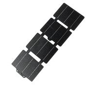 FTVOGUE Rendement élevé Pliable Portatif du Panneau Solaire 14W ETFE | USB-A et Type-C Double Sortie 5 V/2,5 A, Chargeur Monocristallin Léger pour le Camping, la Randonnée, les Voyages en
