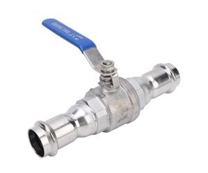 FTVOGUE Robinet à Tournant Sphérique, Raccord de Tuyau de Compression en Acier Inoxydable 304 pour Applications d'eau et de Gaz 1 Pouce Haute Pression DN25