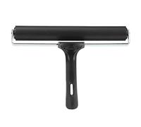 FTVOGUE Rouleau en Caoutchouc Brosse Peinture à l'huile Rouleau d'encre Longueur 20cm Noir