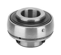 FTVOGUE Roulement à Insert en Acier 25x52x34,1 Mm pour le Support de | Acier à Roulement à Billes, Support D'arbre de Précision en Paquet de 2, Compatible UC-205 pour la Lubrification des Machines