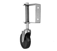 FTVOGUE Roulette pivotante à ressort en caoutchouc 10,2 cm
