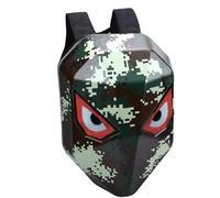 FTVOGUE Sac à Dos de Moto LED, Coque Rigide ABS PC 1680D PVC écran LED Programmable étanche avec Treillis 40 X 48 Pixels pour les Festivals de Voyage