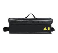 FTVOGUE Sac de Batterie Ignifuge, Sac de Batterie Lipo 3 Couches avec Port de Charge Latéral, Sangles Réglables, 41x12x13cm pour Le Stockage de au Lithium, Transport de Voyage, Utilisateurs de Vélos