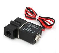 FTVOGUE Saloudrome en Plastique IP65 Durable 12V DC 2 Position 2 Way for Air Water Facile à Installer et à Entretenir (G1/8")