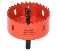 FTVOGUE Scie Cloche HSS 80 Mm, Mandrin Robuste, Coupe-trou en Acier Rapide avec Dents Résistantes aux Chocs pour Métal Mou, Bois, PVC, Plastique, Plaques de Plâtre