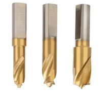 FTVOGUE SEDDETTER ET BIT DROIT SETT TITANIUME 3PCS HSS CO COBALT SPOT CUTTER CUTTER MOTE D'outil électrique pour le Retrait de la Soudure