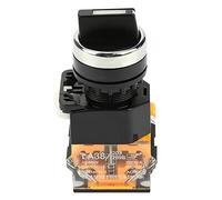 FTVOGUE Sélecteur Rotatif momentané, Mini Interrupteur en Plastique à 2 Positions, 220 V/10 A pour Applications électromagnétiques