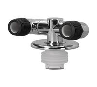 FTVOGUE Séparateur de Tuyau à 3 Voies en ABS Haute Résistance pour le Drainage de la Machine à Laver, Séparateur de Tuyau d'eau à Double Connexion avec Prévention des Odeurs, Solution Efficace Peu