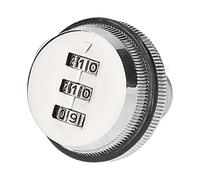 FTVOGUE Serrure à Combinaison à 3 Chiffres, Serrure de Tiroir sans n Alliage de Zinc pour Armoire et Boîte aux Lettres, 1000 Codes Réinitialisables et Plaque épaisse