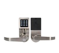 FTVOGUE Serrure Codée, Serrure de Porte Numérique en Alliage de Zinc, Méthodes de Déverrouillage Multiples avec Carte IC, Mot de Passe, clé Mécanique pour Appartements, Résidences