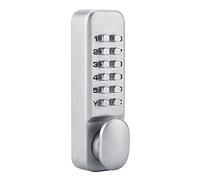 FTVOGUE Serrure D'armoire à Combinaison de 1 à 11 Chiffres, Serrure de Porte Codée par Mot de Passe en Alliage de Zinc avec Paquet de Vis et Manuel en Anglais pour Portes de Bureau,