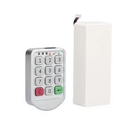 FTVOGUE Serrure de Placard Intelligente Panneau en Acier Inoxydable | Déverrouillage de l\'alimentation d\'urgence externe, configuration du code unique et à long terme, bouclier étanche