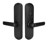 FTVOGUE Serrure de Porte Intelligente, Carte à Puce, Empreinte Digitale, | Méthodes de déverrouillage cinq en un, mot de passe virtuel anti-peep, conception étanche, porte de balcon en aluminium,