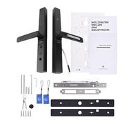 FTVOGUE Serrure Intelligente WiFi, Serrure à Empreinte Digitale en Alliage d'aluminium, de Porte d'entrée sans clé 5 en 1 pour la sécurité de la Maison et du Bureau avec Accès à Distance Via (BLACK)