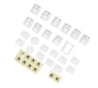 FTVOGUE Serrure Magnétique de sécurité pour Enfants, 10 Pièces, Serrures Invisibles pour Armoire de sécurité bébé avec Matériau de qualité Supérieure pour Tiroirs D'armoires