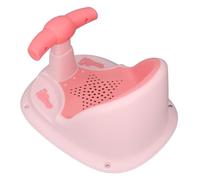 FTVOGUE Siège de Bain pour bébé, Chaise de Baignoire, Siège de Douche avec Ventouses Fortes, Support Ergonomique, Coussin Doux pour Bébés de 6 à 18 Mois, Bain pour Nourrissons en Bas âge (Rose)