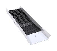 FTVOGUE Sluice Portable pour L'orpaillage | Léger et durable, radiers intégrés et piège à tapis en or fin, stable dans les ruisseaux, adapté à la prospection des
