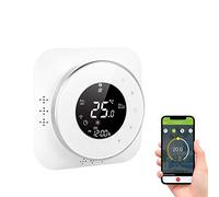 FTVOGUE Smart Thermostat WiFi Programmable, Contrôle Vocal de L'écran Tactile avec TMALL Genie 0,5 ℃ Précision pour Le Refroidissement du Chauffage Domestique 5 + 1 + 1 Mode D'économie