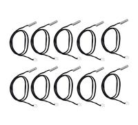 FTVOGUE Sonde de Capteur de Température à Thermistance 10 Pièces, PVC Haute Performance avec Plage de Mesure de -25 °C à 125 °F pour le Contrôle Numérique de la Température dans les Appareils (5K