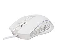 FTVOGUE Souris Mécanique, Souris de Jeu Filaire avec Conception Ergonomique RVB, Niveaux de DPI Réglables de 3600 DPI pour Les Joueurs d'ordinateurs Portables et de Portables (White)