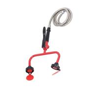 FTVOGUE Station de Lavage Oculaire D'urgence Portable à Double Port, Douchette de Rinçage des Yeux Montée sur Robinet, évier avec Buse Filtrée en Acier Inoxydable 304 pour Laboratoire,