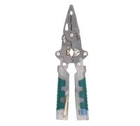 FTVOGUE Strippe de Fil Pliant 18 en 1 Pince électrique avec Testeur de Tension AC DC Détection de Fil Vivant pour les Fils de Coupe de 0,8 Mm à 2,6 Mm