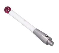 FTVOGUE Stylus de Tige en Céramique Ruby Ball 6 Mm avec Conception Droite, Bonne rigidité et Protection contre l'accident pour 3 Machines de Coordonnées, Fil M4 avec un Excellent Matériau pour le