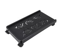 FTVOGUE Support CPU sous Le Bureau, Support Mobile pour d'ordinateur avec 4 roulettes, Universel en ABS pour Hôtes PC, Boîtes à Outils, Pots de Fleurs, capacité de Charge de 30 Kg, 18,11 X 9,65 X