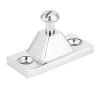 FTVOGUE Support de Charnière de Pont de Bateau en Acier Inoxydable, Montage de Charnière de Bateau 50 X 22 Mm, Raccord de Pont Compact pour Bimini Top, Utilisation Marine sur, Yacht, Ponton