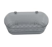 FTVOGUE Support de Rangement à Ventouse de Salle de Bain, Support de Rangement de Tassement de Ventouse, Caddy de Douche de Drainage Efficace en Plastique Multifonctionnel avec, Raccords