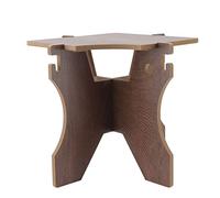 FTVOGUE Support de Seau de Camping en MDF, Design Suspendu, Pliable, Portable, Rangement avec Coin Concave pour Randonnée en Plein Air, Pique-Nique
