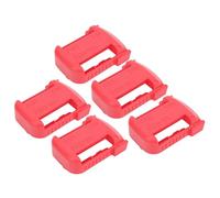 FTVOGUE Support de Stockage de Batterie Support de Fixation de Batterie PC ABS 5 Paquets de Conception de Verrouillage de Fente de Ceinture pour Le Stockage d'étagère de Montage à la Taille pour