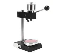 FTVOGUE Support de Testeur de dureté, Support de Duromètre en Verre trempé en Marbre de Fer, Banc Stable de 160 X 120 Mm avec Poids à Bras croisé, pour Testeurs de dureté de Type C de Type A, Mousse