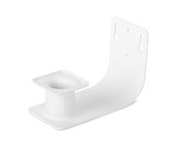 FTVOGUE Support Mural pour Mangeoire à Oiseaux, Support D'extérieur Durable pour Copain d'oiseaux avec Un Design Polyvalent pour Murs et Clôtures en Acier Inoxydable Blanc (White)