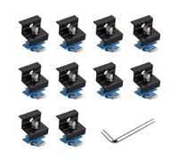 FTVOGUE Supports de Pinces d'extrémité de Panneau Solaire, Paquet de 10, Universels 30mm 35mm
