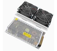 FTVOGUE Système de Refroidissement par Réfrigération Thermoélectrique Kit de Refroidissement électronique Module de Thermoélectrique Refroidisseur Peltier à 2 (Prise UE 220V)