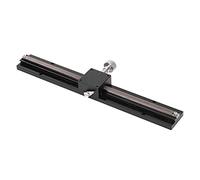 FTVOGUE Table Linéaire sur Axe X, Table Coulissante Manuelle SPLWX40-300 | Rail de guidage à rainure en queue d\'aronde, commande de poignée de rotation d\'engrenage, corps en alliage d\'aluminium,
