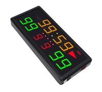 FTVOGUE Tableau de Bord électronique de Basket-Ball, Tableau de Bord Numérique Portable en Alliage d'aluminium avec Télécommande, écran LED Rechargeable 2000 MAh, Minuterie et Buzzer pour Les