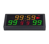FTVOGUE Tableau de Bord électronique LED 10 Chiffres avec Affichage Rouge Orange Vert Système de Notation de Basket-Ball télécommandé pour Tableau de Bord de Jeu de Balle (Prise UE)