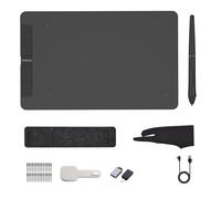 FTVOGUE Tablette Graphique 8192 Niveaux Pression Fonction D'inclinaison de la Planche d'art Carte de Dessin Ultra Mince 8 Touches de Raccourci sans Stylo à Batterie