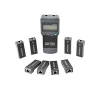 FTVOGUE Testeur de Câble Testeur LAN Test Câble Tester Ethernet Tester avec 8 Unités Distantes pour le Test de la Longueur et du Point D'arrêt du Câble RJ45