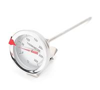 FTVOGUE Thermomètre à Friture, Outil en Acier Inoxydable avec Cadran de 5 Cm, Plage de 50 à 300 ℃ pour la Cuisine et la Fabrication de Bonbons (30cm)