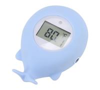 FTVOGUE Thermomètre de Bain pour bébé avec Alarme Silencieuse et Avertissement de Température LED, Jouet Flottant en Forme de Baleine Mignonne pour la sécurité du Bain des Nourris