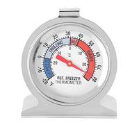 FTVOGUE Thermomètre de Congélateur en Acier Inoxydable à Grand Cadran -30°C à 30°C